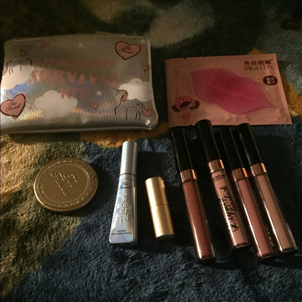 unicorn make up with bag